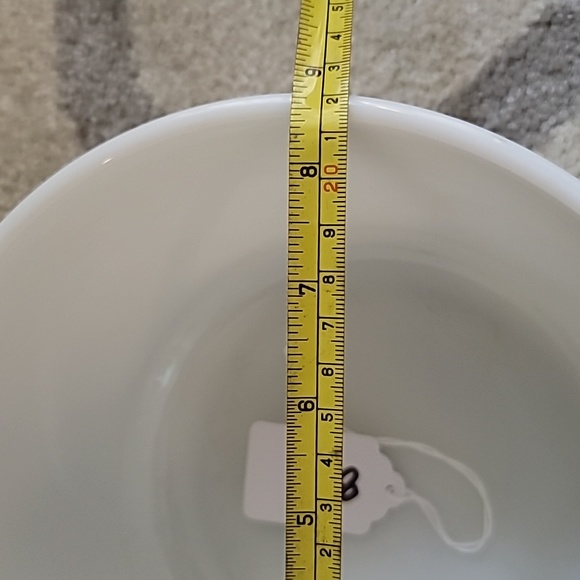 PYREX for Hamilton Beach large mixing bowl white milk glass w ribbing vtg - Picture 10 of 13